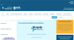 Desktop Screenshot of apdp.pt