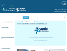 Tablet Screenshot of apdp.pt