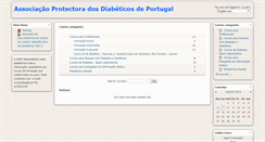 Desktop Screenshot of moodle.apdp.pt