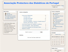 Tablet Screenshot of moodle.apdp.pt